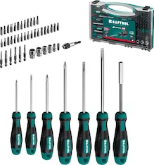 KRAFTOOL X-Drive 50, 50 предм., набор отверток и насадок (25815)