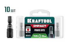 Ударные биты KRAFTOOL 26195-25-25-S10