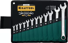 KRAFTOOL 12 шт, 6 - 22 мм, набор комбинированных гаечных ключей (27079-H12)