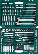 KRAFTOOL X Drive, 216 предм., (1/2″+3/8″+1/4″), универсальный набор инструмента (27888-H216)