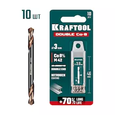 Сверло двухстороннее KRAFTOOL DOUBLE 29654-3.0-10