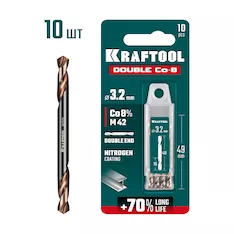Сверло двухстороннее KRAFTOOL DOUBLE 29654-3.2-10
