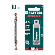 Сверло двухстороннее KRAFTOOL DOUBLE 29654-5.2-10