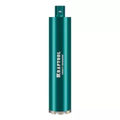 KRAFTOOL DIAMOND 102 мм (450 мм, 1 1/4″, лазерная сварка, сухое сверление с микроударом), алмазная коронка по железобетону (29825-102)