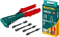 Комбинированный литой заклепочник KRAFTOOL 31180