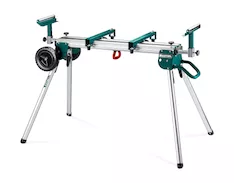 KRAFTOOL MSA-1200 U, (1120-2650)х765х970 мм, алюминиевый мобильный стол для торцовочных пил с ручкой и колесами (38782-2)