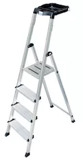 Стремянка KRAUSE MONTO SECURY, с системой MultiGrip 126528