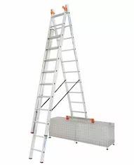 Трехсекционная лестница Krause Monto Tribilo 3х10