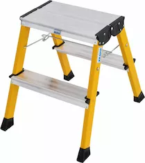 Стремянка желтая Krause MONTO ROLLY 130044