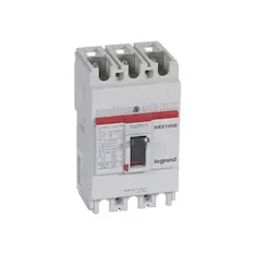 Автоматический выключатель Legrand 27255 3П 80A DRX125 10kA термомагнитный
