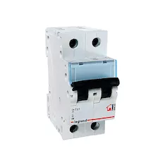 Автоматический выключатель Legrand 404039 2П C 6A TX3 6000 6kA
