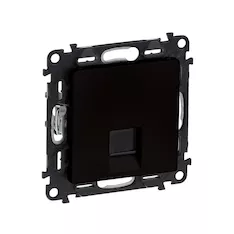 Информационная розетка одиночная Legrand Valena Life RJ45 Кат.5е UTP с лиц. пан. антрацит