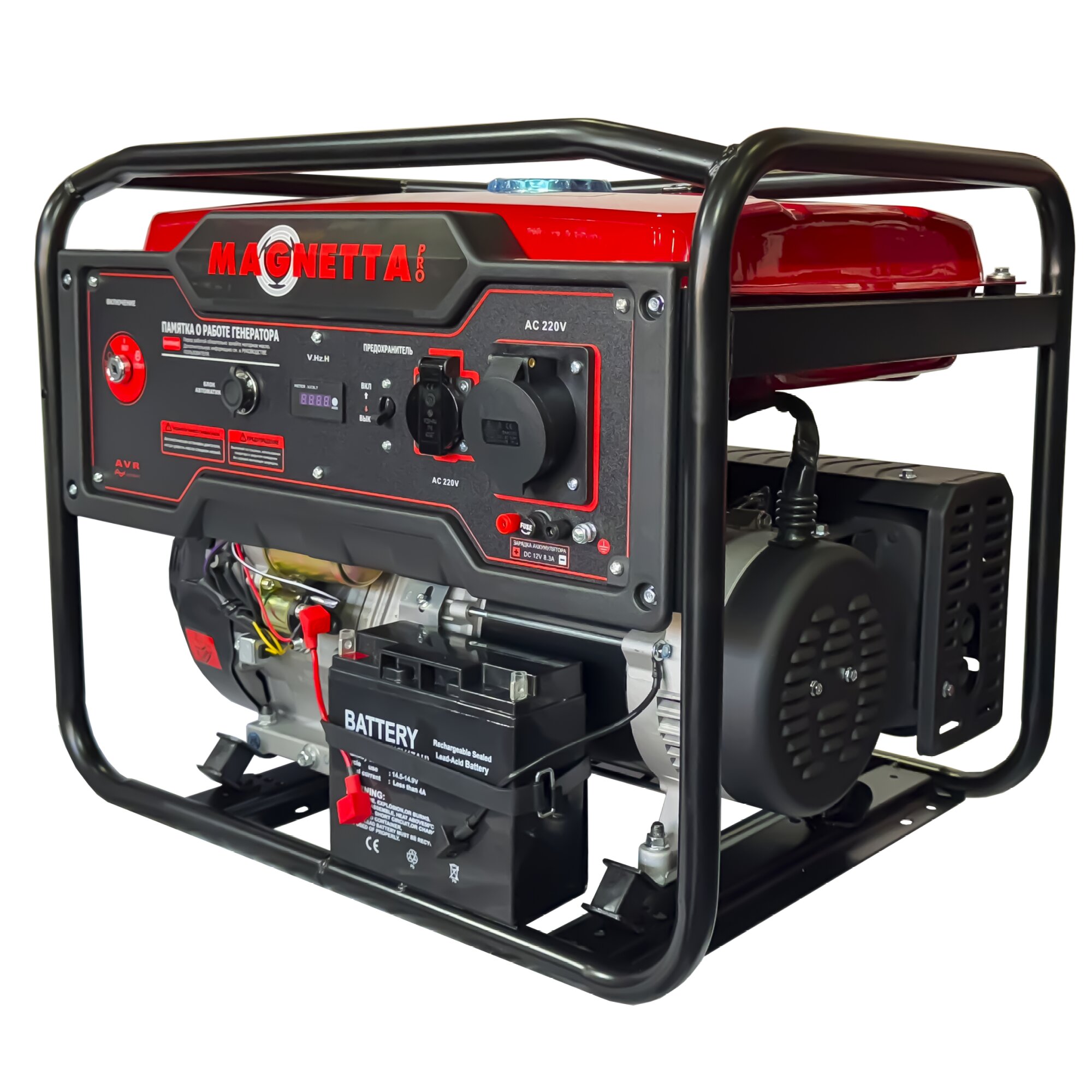 Бензиновый генератор Magnetta GFE-A8000 (БЕЗ ATS)