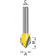 Фреза для прямого и наклонного фрезерования Makita D-10643