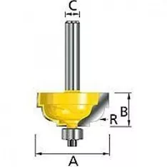 Фреза кромочная калевочная Makita D-11673