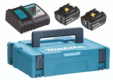 Зарядное устройство DC18RD 198116-4 с 2 аккумуляторами Makita BL1850B
