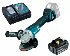 Аккумуляторная угловая шлифмашина Makita DGA504Z SET с набором