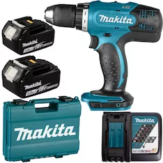 Аккумуляторная 2-х скоростная дрель-шуруповерт Makita DDF453RFE
