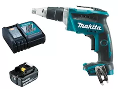Аккумуляторный шуруповёрт Makita DFS452Z SET с набором
