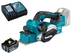 Аккумуляторный рубанок Makita DKP181Z SET с набором