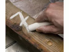 Мелок для маркировки на основе воска MARKAL RAILROAD CHALK БЕЛЫЙ