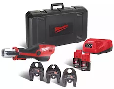 Аккумуляторный гидравлический инструмент для обжима труб Milwaukee M12 HPT-202C M-KIT