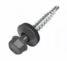 Шуруп кровельный окрашенный 4.8x50 RAL7024