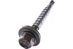 Шуруп кровельный окрашенный 4.8x50 RAL8017