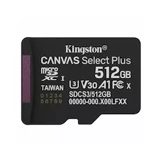Карта памяти Kingston SDCS3/512GBSP Canvas Select Plus A1 U3 V30 512GB