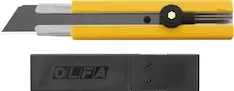 Нож в комплекте с лезвиями EXCEL BLACK OLFA OL-H-1BB/5BB 