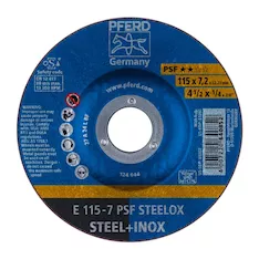 Круг шлифовальный Pferd E 115 - 7 PSF STEELOX