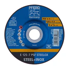 Круг шлифовальный Pferd E 125 - 7 PSF STEELOX