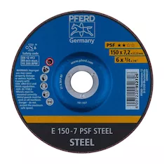Круг шлифовальный Pferd E 150 - 7 PSF STEEL