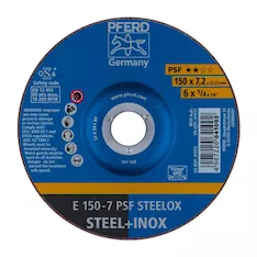 Круг шлифовальный Pferd E 150 - 7 PSF STEELOX