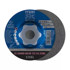 Фибродиск Pferd CC-GRIND-SOLID 125 SG STEEL