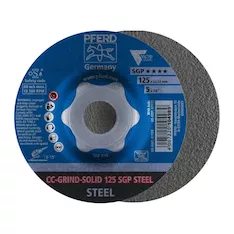 Круг шлифовальный Pferd CC-GRIND SOLID 125 SGP STEEL