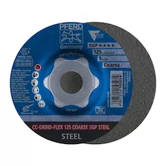 Круг шлифовальный Pferd CC-GRIND FLEX 125 COARSE SGP STEEL