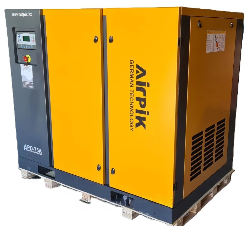 Винтовой воздушный компрессор APD-75A IP54, 8бар