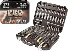 Набор головок и бит 171пр. 1/4",3/8",1/2" PRO STARTUL DAKAR (PRO-171DK)