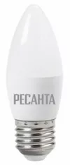 Лампа светодиодная Ресанта LL-R-C37-6W-230-4K-E27