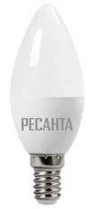 Лампа светодиодная Ресанта LL-R-C37-6W-230-4K-E14