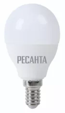 Лампа светодиодная Ресанта LL-R-G45-7W-230-3K-E14