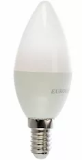 Лампа светодиодная Eurolux LL-E-C37-6W-230-2,7K-E14