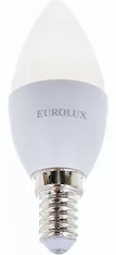 Лампа светодиодная Eurolux LL-E-C37-6W-230-4K-E14