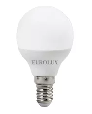 Лампа светодиодная Eurolux LL-E-G45-7W-230-2,7K-E14 76/2/5