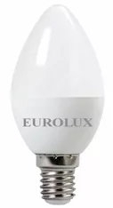 Лампа светодиодная Eurolux LL-E-C37-7W-230-2,7K-E14 76/2/7