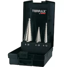 Набор ступенчатых сверел TERRAX RUKO A101126RO