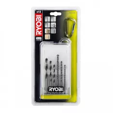 Набор сверел 12шт Ryobi RAK12DB