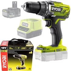 Дрель-шуруповерт Ryobi R18DD3-0