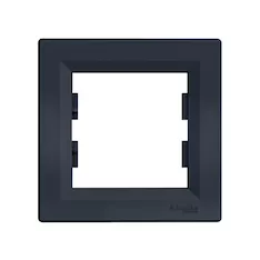 Рамка SE EPH5800171 Asfora 1 постовая антрацит